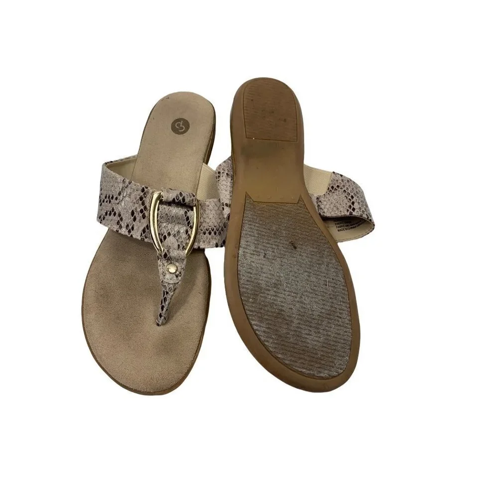 DB Established 1962 Women's Snake Print Sandals - Picture 3 of 6